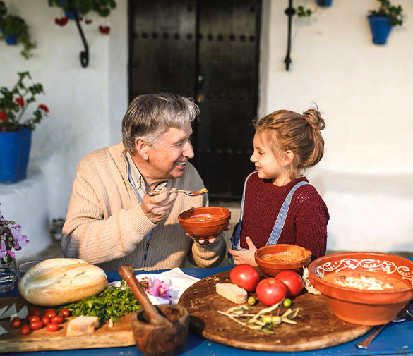 Abuelo y Maria