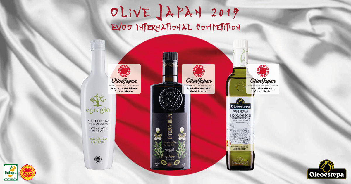 Olive Japan rewards the high quality of the Oleoestepa´s extra virgin olive oils