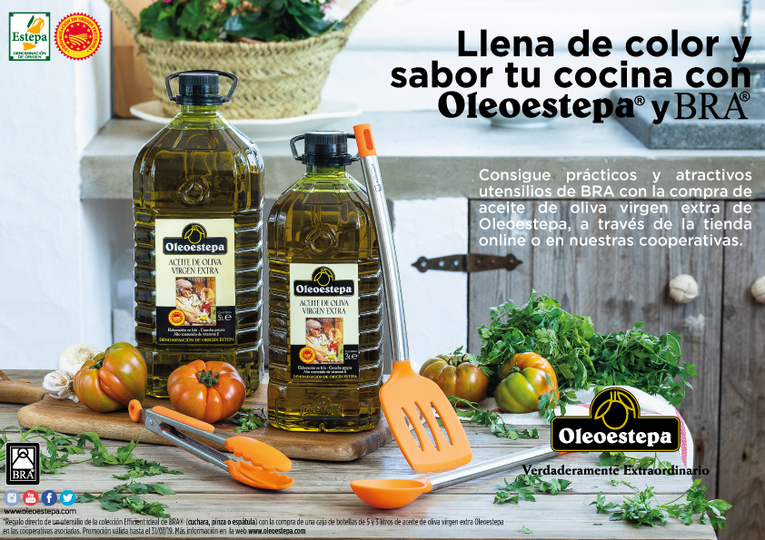 Llena de color y sabor tu cocina con Oleoestepa y BRA® en nuestra tienda  online y en las cooperativas asociadas - Oleoestepa