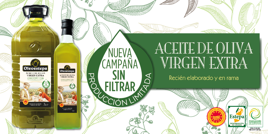Aceite de Oliva Virgen Extra SIN FILTRAR (en rama) Garrafa de 5 Litros