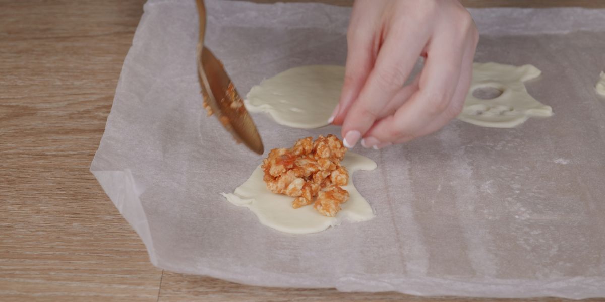 Rellenar empanadillas para Empanadillas fantasma rellenas de carne