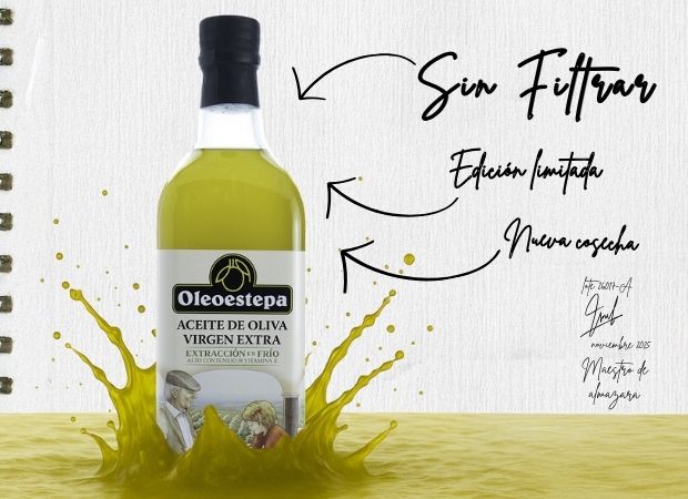 Aceite de oliva virgen extra Sin Filtrar