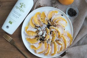 Ensalada de bacalao con naranja y AOVE