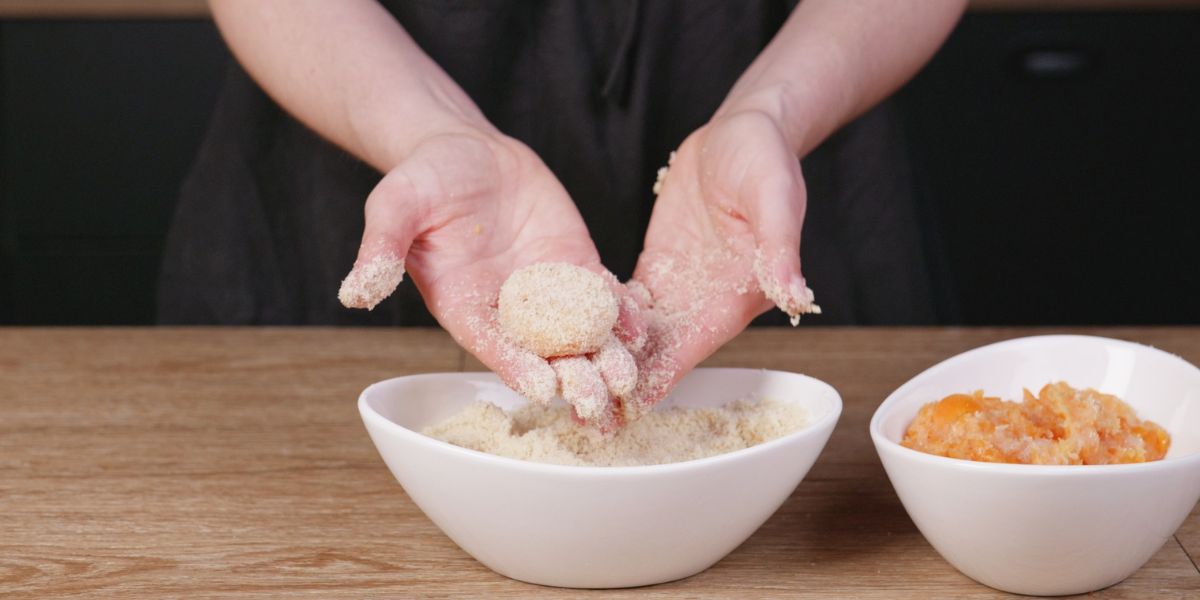 Empanar Nuggets de pollo y zanahoria