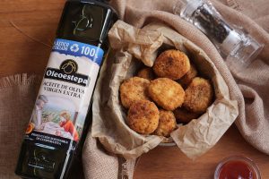 Nuggets de pollo y zanahoria con AOVE