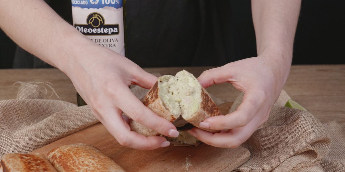 Servir Wrap de aguacate