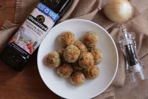 Albóndigas de pollo y espinacas con AOVE Oleoestepa