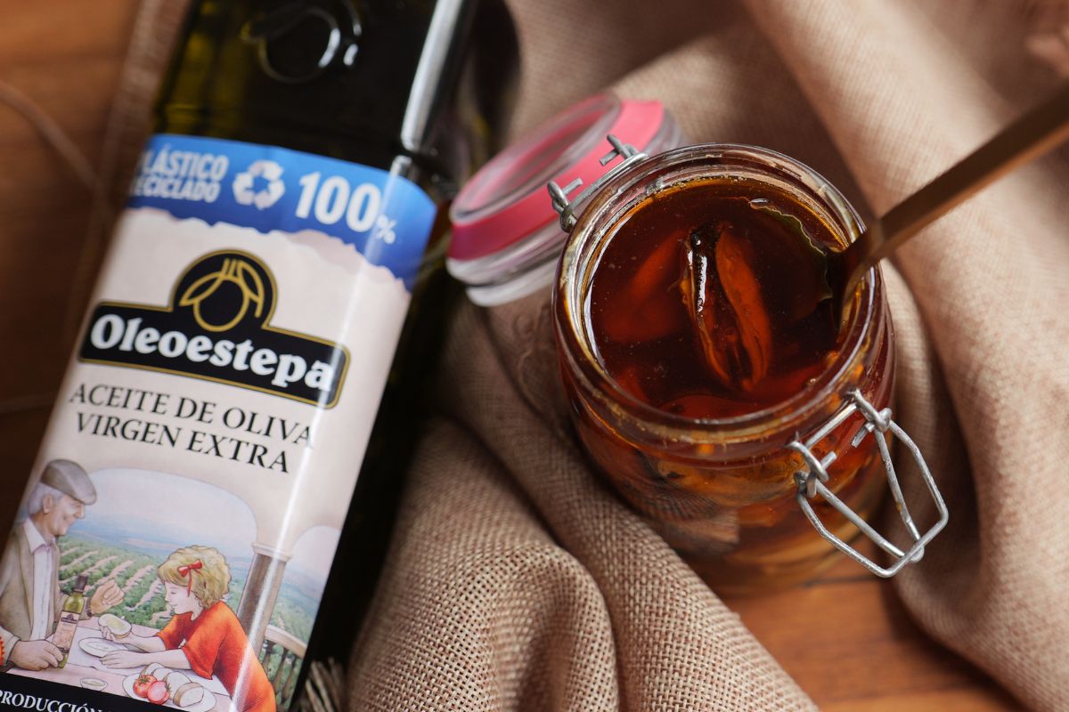 Mejillones en escabeche con AOVE