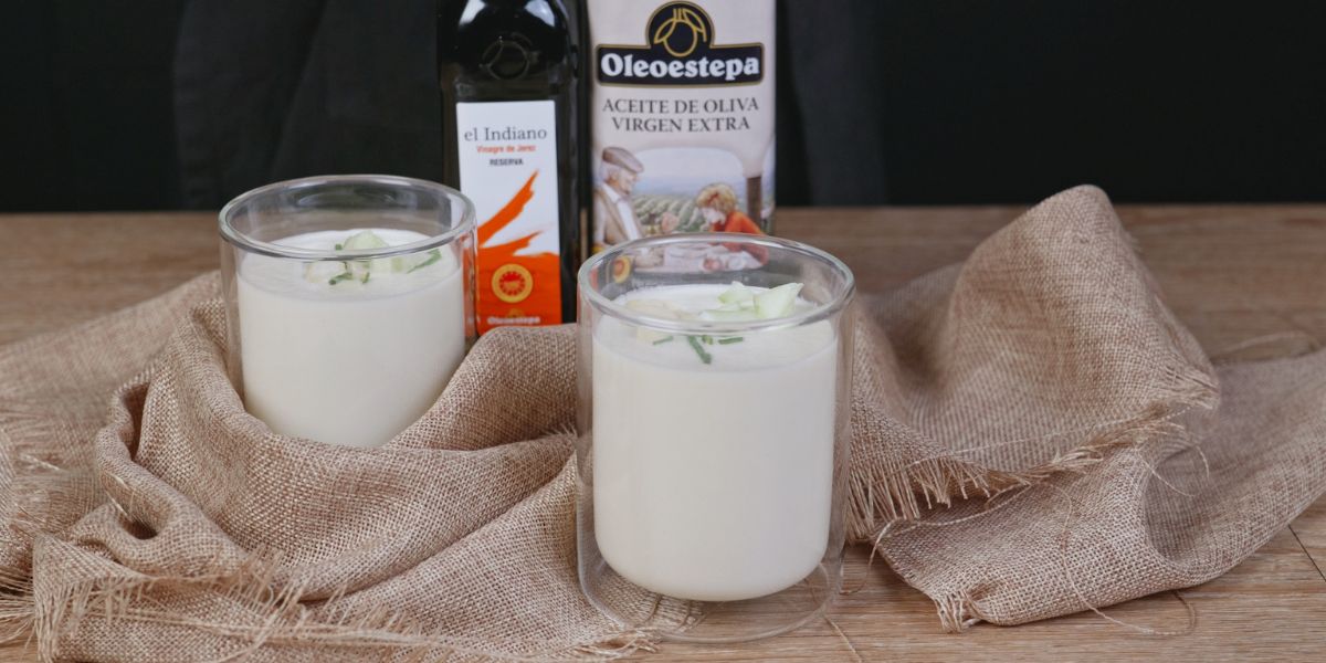 gazpacho de espárragos blancos