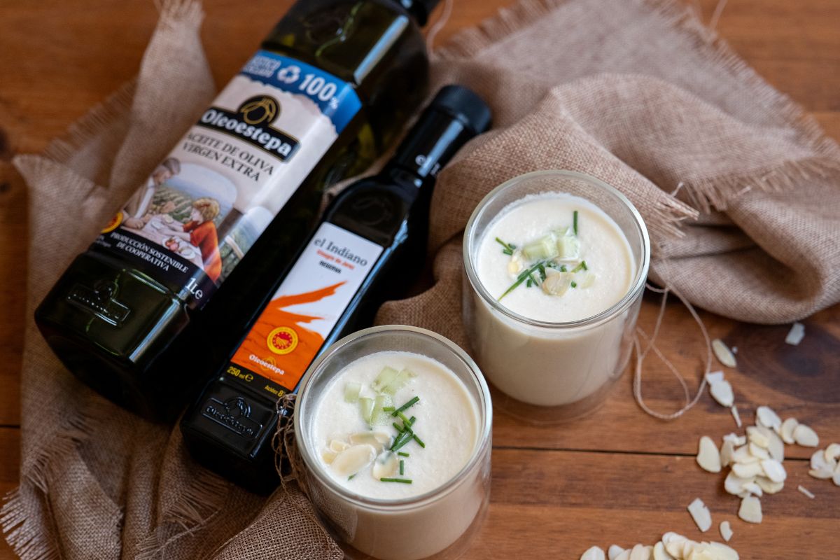 Gazpacho de espárragos blancos