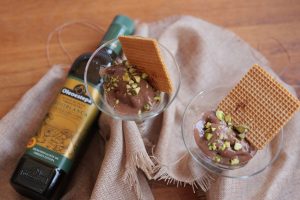 Helado de chocolate y AOVE