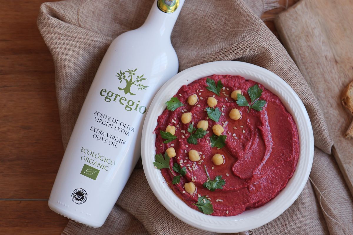 Hummus de remolacha con AOVE