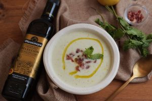 Sopa fría de melón con AOVE
