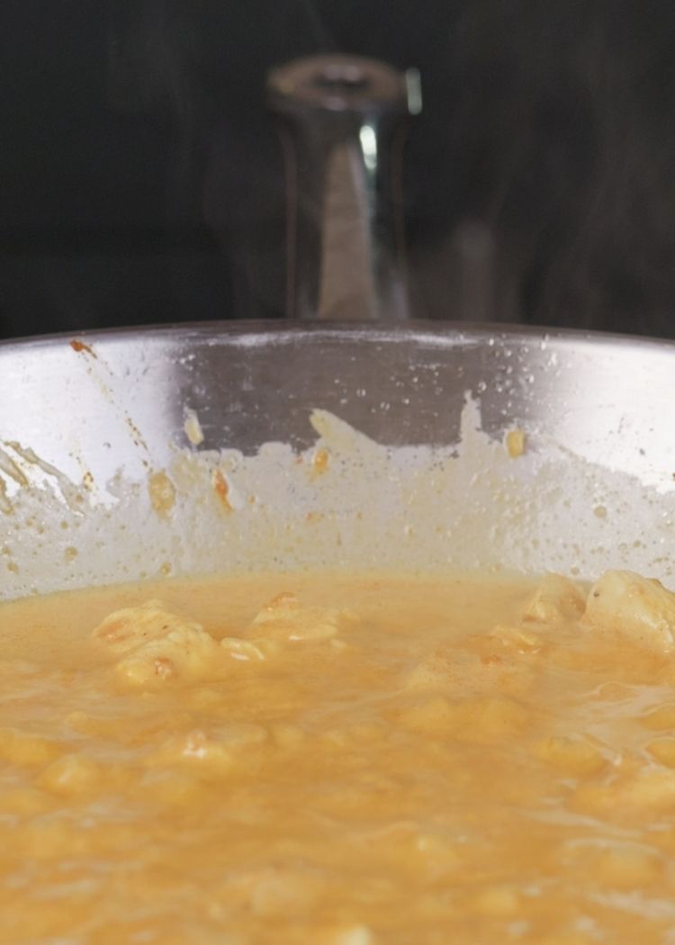 Cocinar pollo al curry