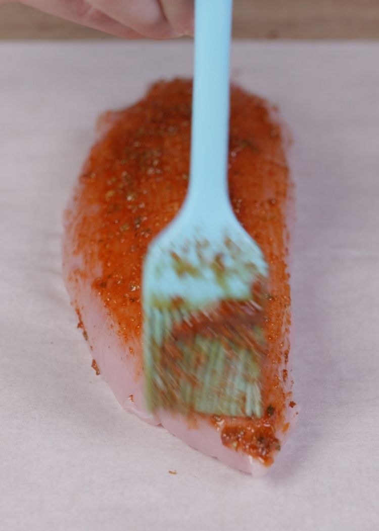 Embadurnar Fiambre de pavo
