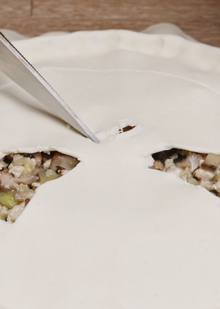 Hacer cara de tarta salada de Jack