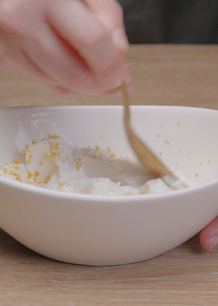 Mezcla de queso para canapés de endivia