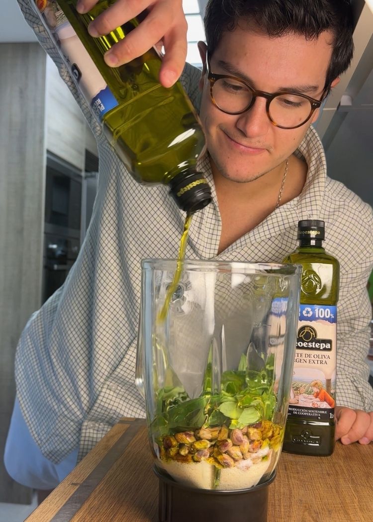 Mezcla para hacer pesto de pistacho