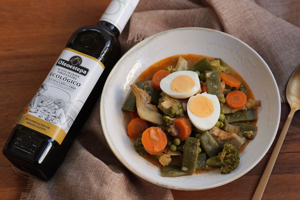 Menestra de verduras con AOVE Ecológico