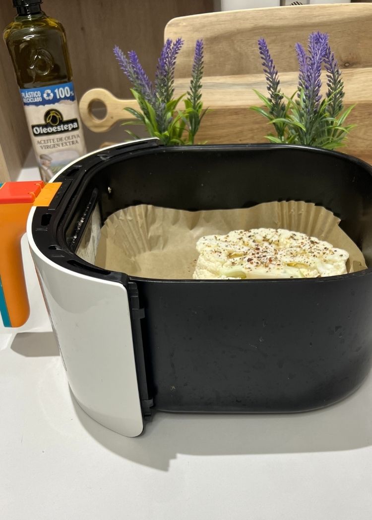 Cocinar en airfryier la coliflor