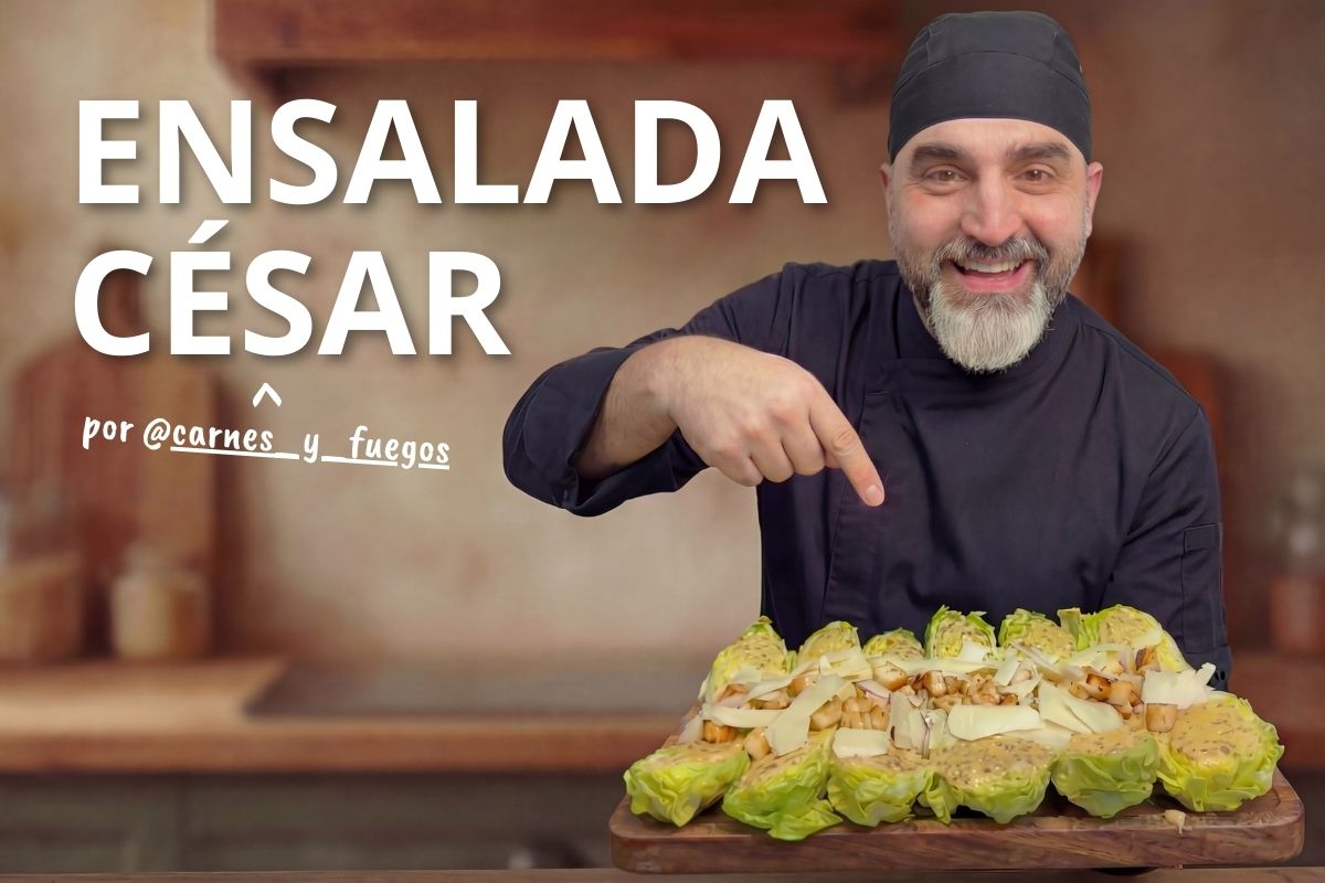 Ensalada césar con AOVE