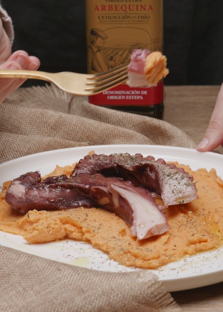 Terminar Pulpo salteado