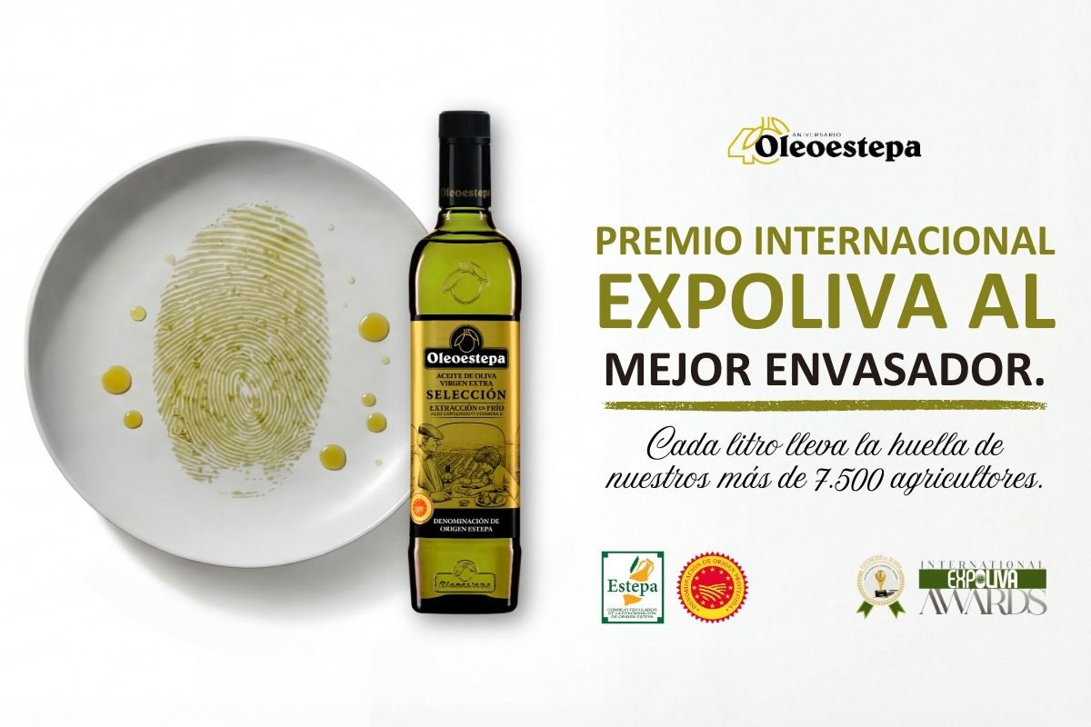Oleoestepa, Premio Internacional Expoliva “Envasador” al Mejor AOVE