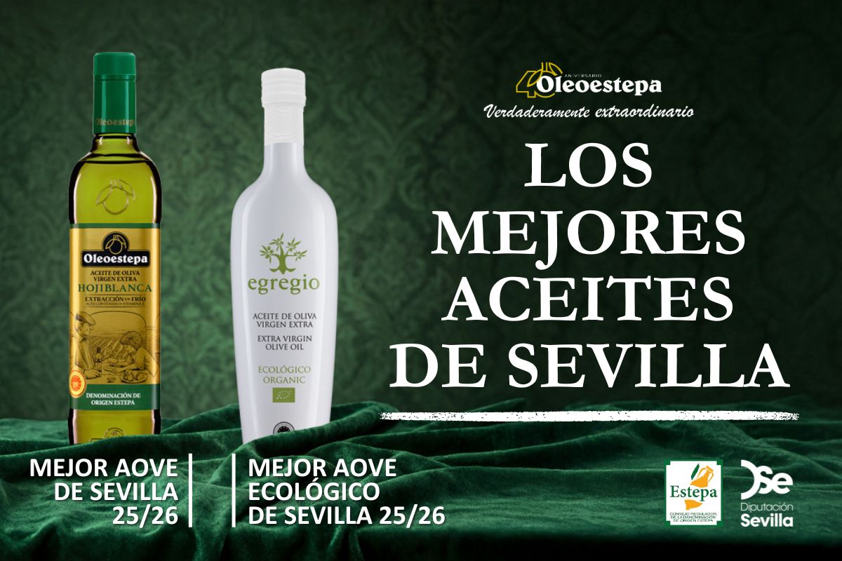 Oleoestepa, gran reconocida en los Premios Diputación de Sevilla 2025 2026 con tres galardones.
